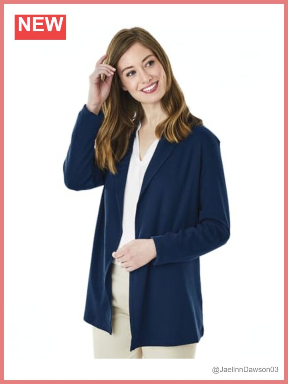 Women's Plus Size Supima Cotton Cardigan Wrap Shawl Collar Asymmetrical Hem